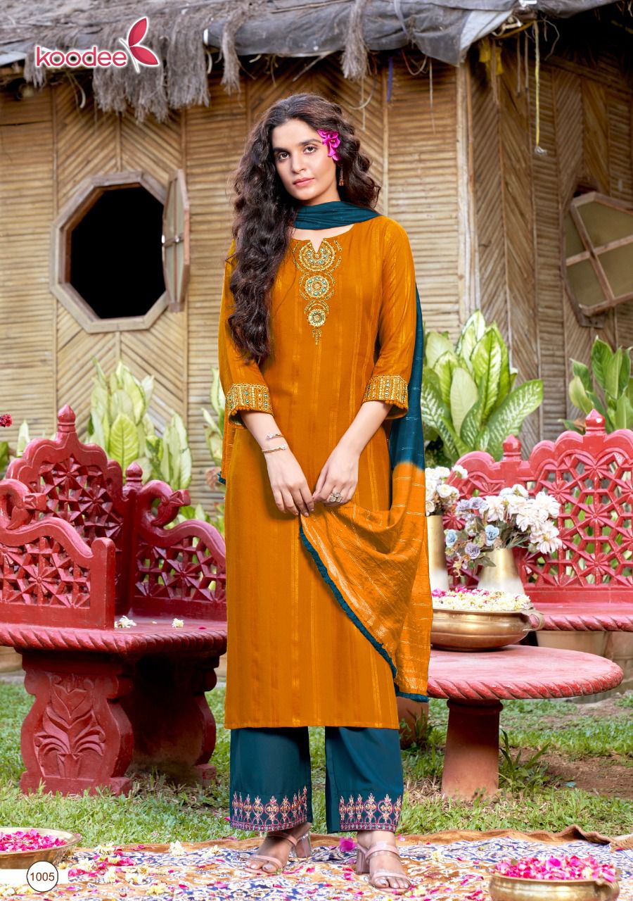 Koodee Pehchan 7 New Ethnic Wear Designer Fancy Kurti Bottom With Dupatta Readymade Collection